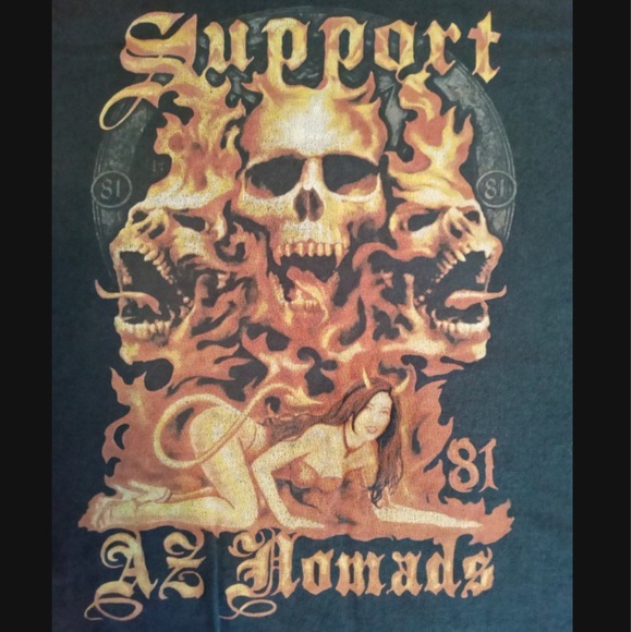 2007 Hells Angels (AZ Support Nomad’s 81) Tee - Picture 2 of 7